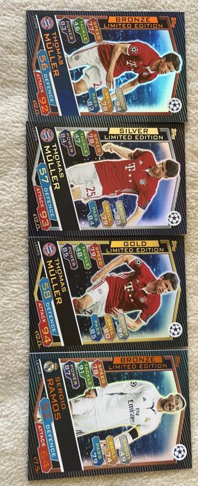 Karty limitowane Topps Match Attax Champions League 2016/17