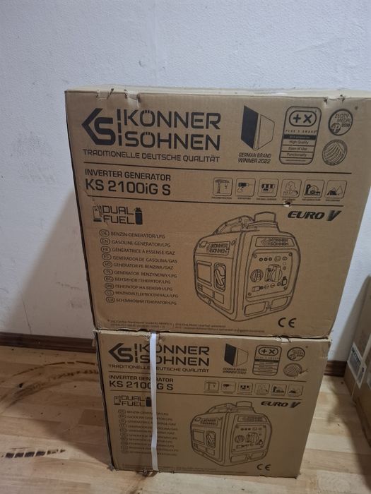 Інверторний газобензиновий генератор Konner&Sohnen KS 2100iG S