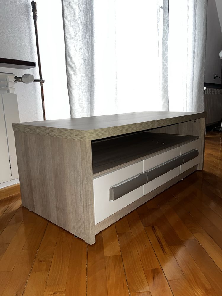 Stolik RTV / szafka pod telewizor – jak nowa – 3 szuflady – 300 zł