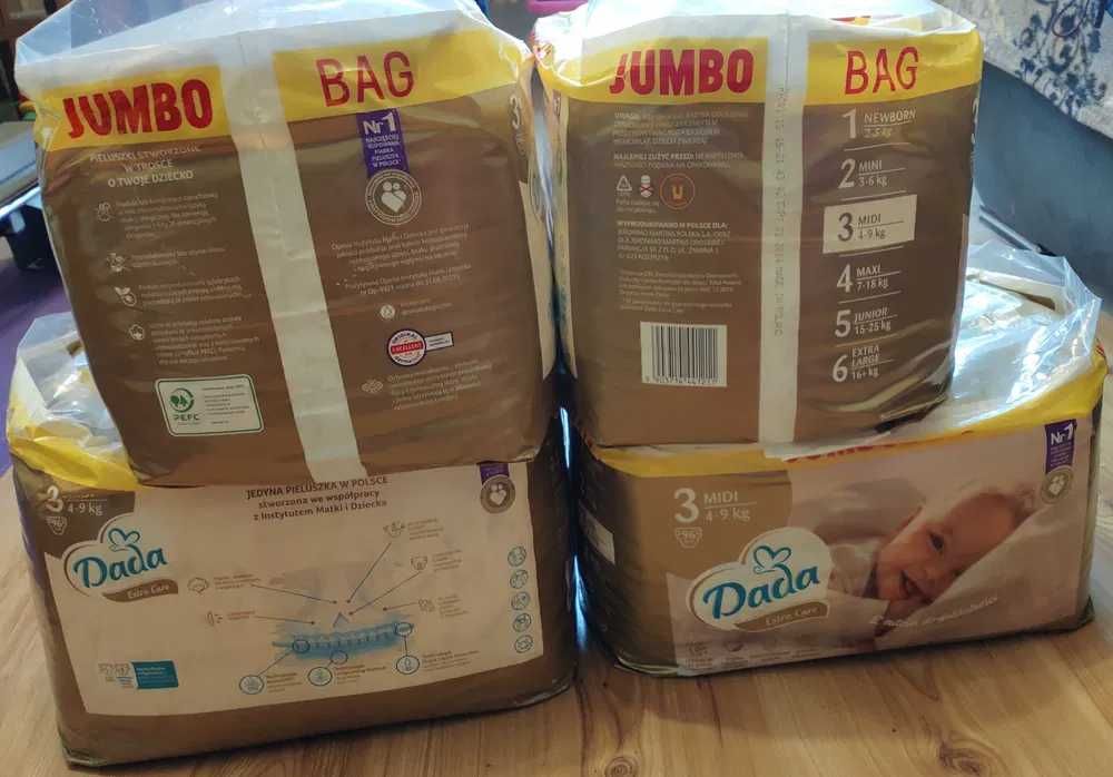 Dada 3 extra care 4-9kg 96szt Jumbo Bag złote