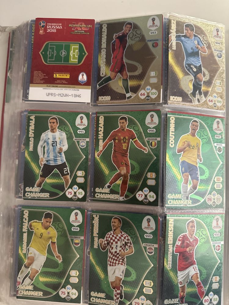Kolekcja kart FIFA World Cup 2018 + Limited Edition + karty XXL