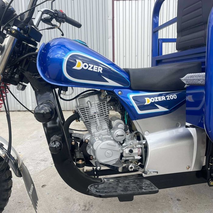 Трицикл бензиновий 200 куб Дозер вантажний муравей Dozer без передплат