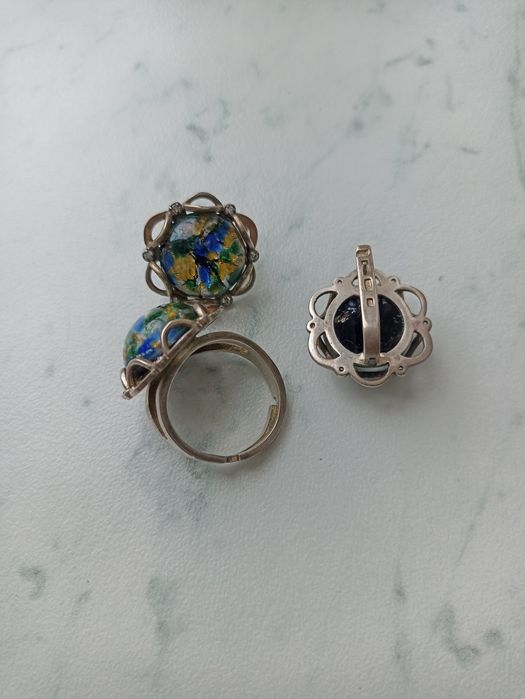 Серебряный набор.