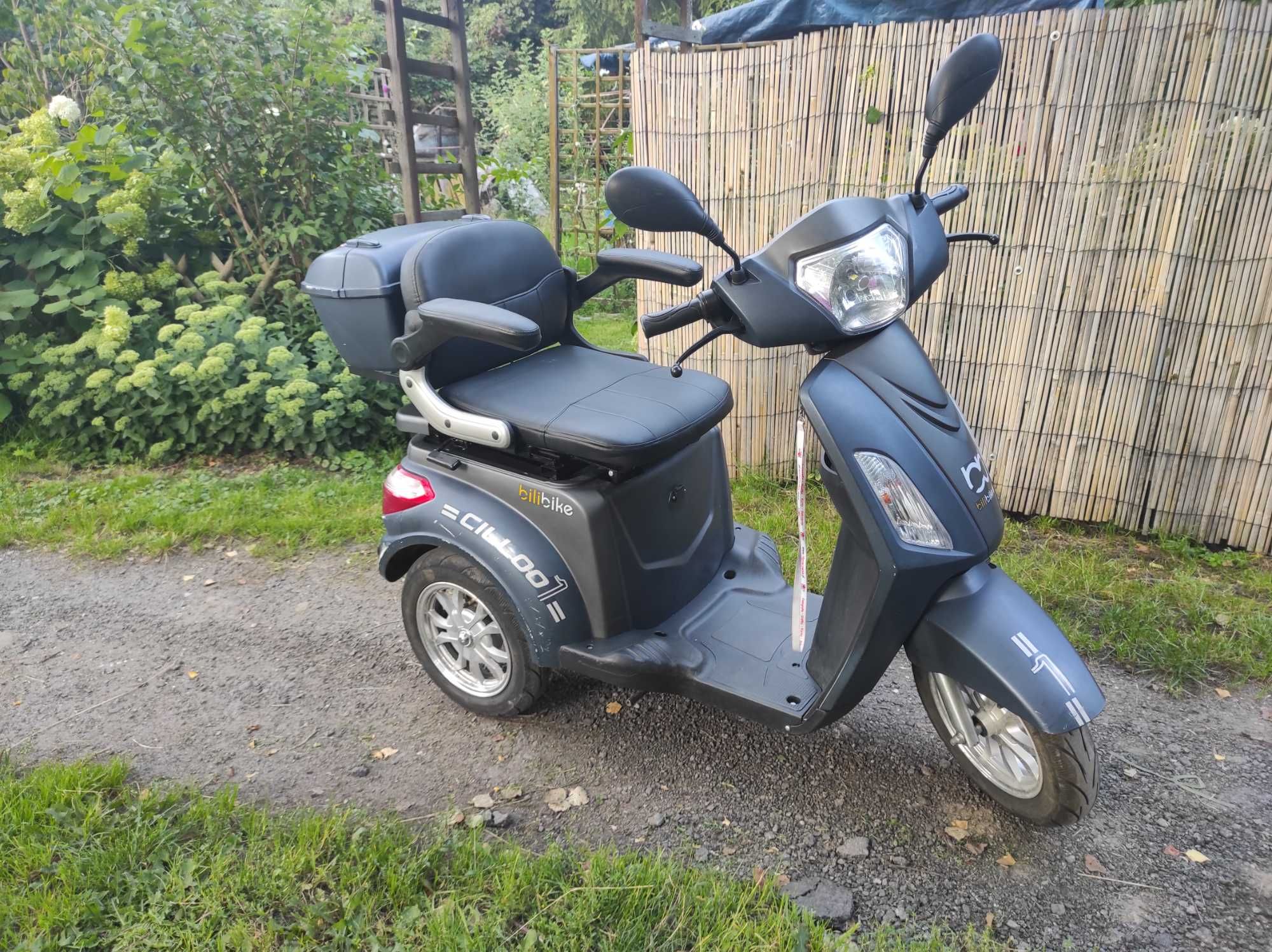 Skuter elektryczny Billi Bike trójkołowy inwalidzki SHINO G2 20Ah