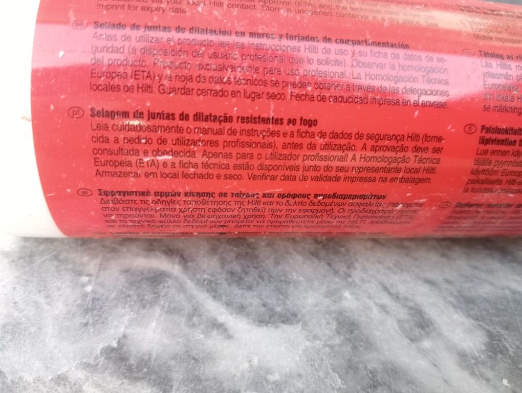 Silicone novo hilti
