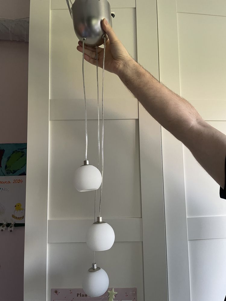Zestaw dwoch lamp, lampy, lampa wisząca