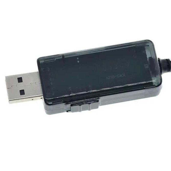 Кабель usb dc переход для роутера USB от павербанка 5V на 9V,12V 0.8 м