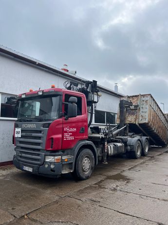 Scania R420 6x4 do złomu, do lasu HDS