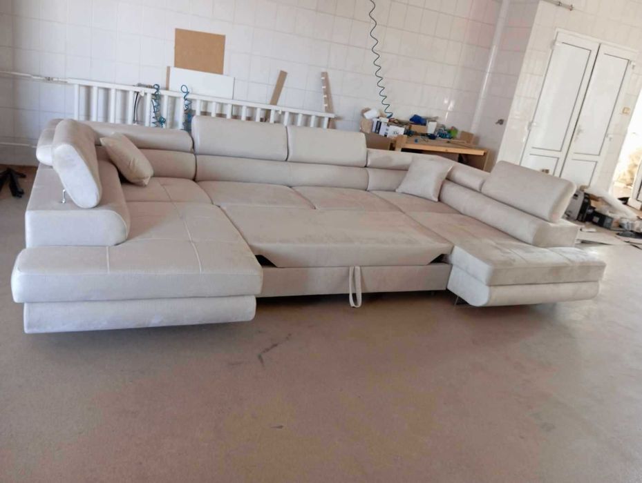 Narożnik Neapol U promocja! ruchome zagłówki ! Funkcja spania !