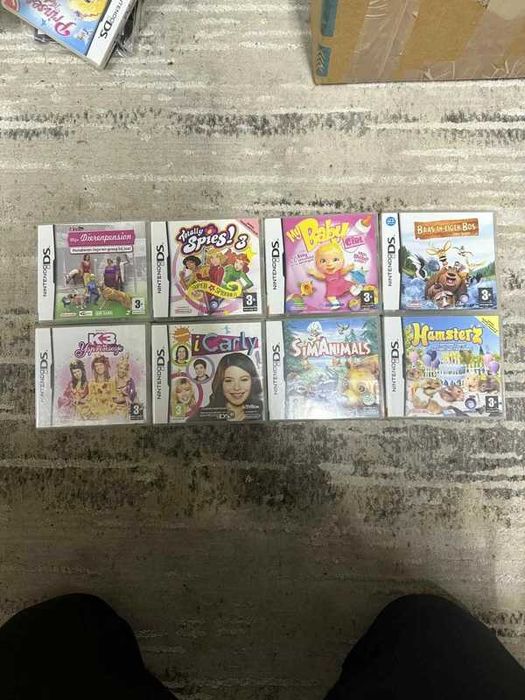 Nintendo DS zestaw super 8 gier sezon na misia inne stan bdb Nintendo