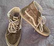 ans – SK8-Hi Peace – Buty sportowe ze wzorem paisley w kolorze khaki