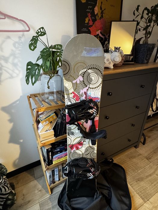 Deska snowboardowa z wiązaniami damska 150 cm Head
