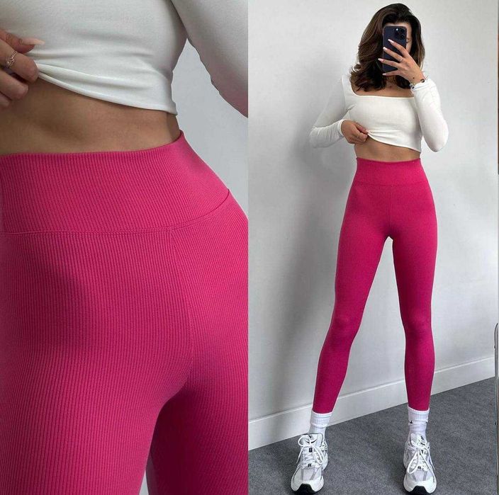 Жіночі теплі лосіни в рубчик на флісі теплые лосины на флисе лосини