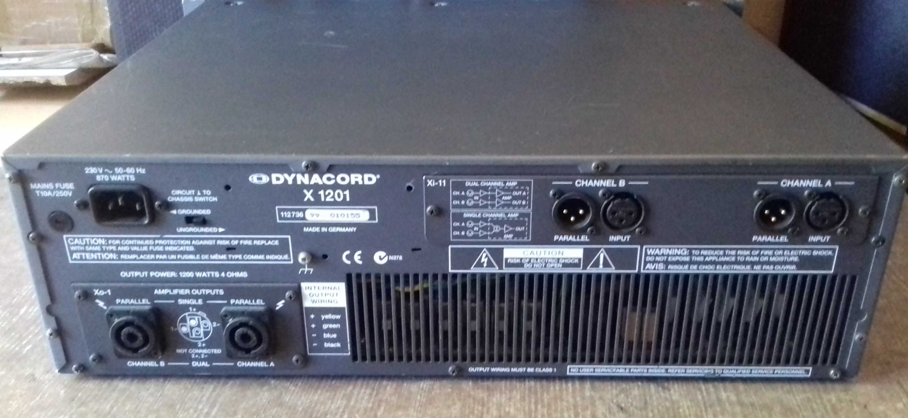 Dynacord X1201 z modułem sub V17 PWH