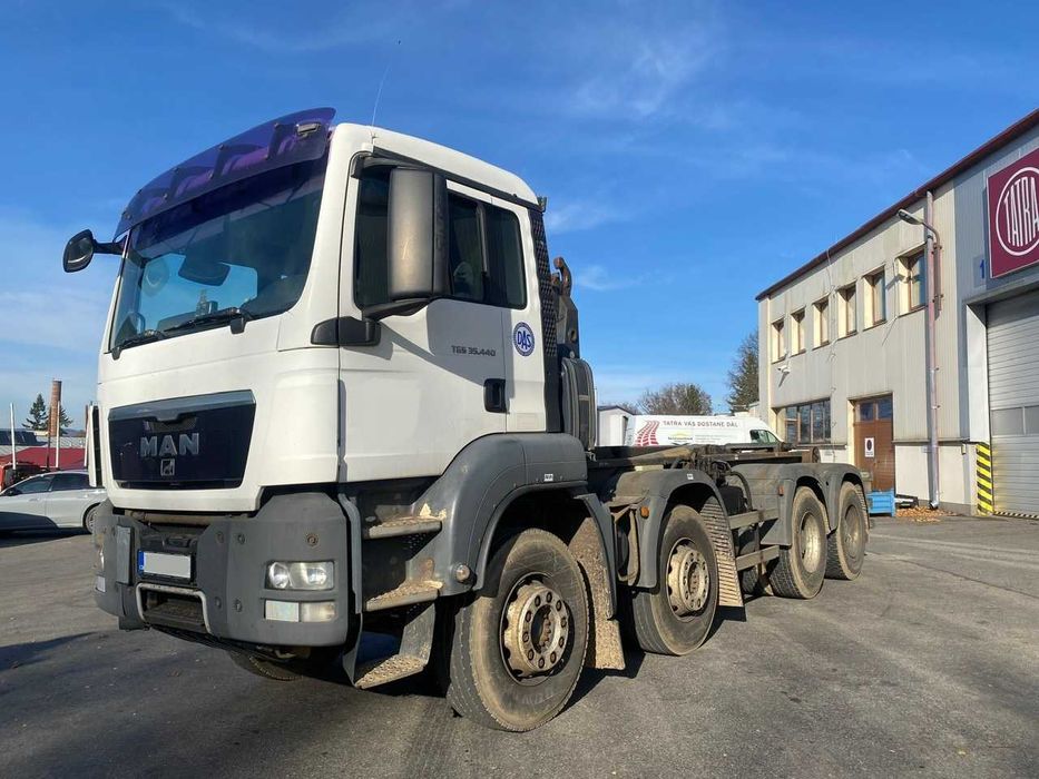 Гаковий  мультиліфт MAN TGS 35.440 8x4 ідеально під самосвал ресорний