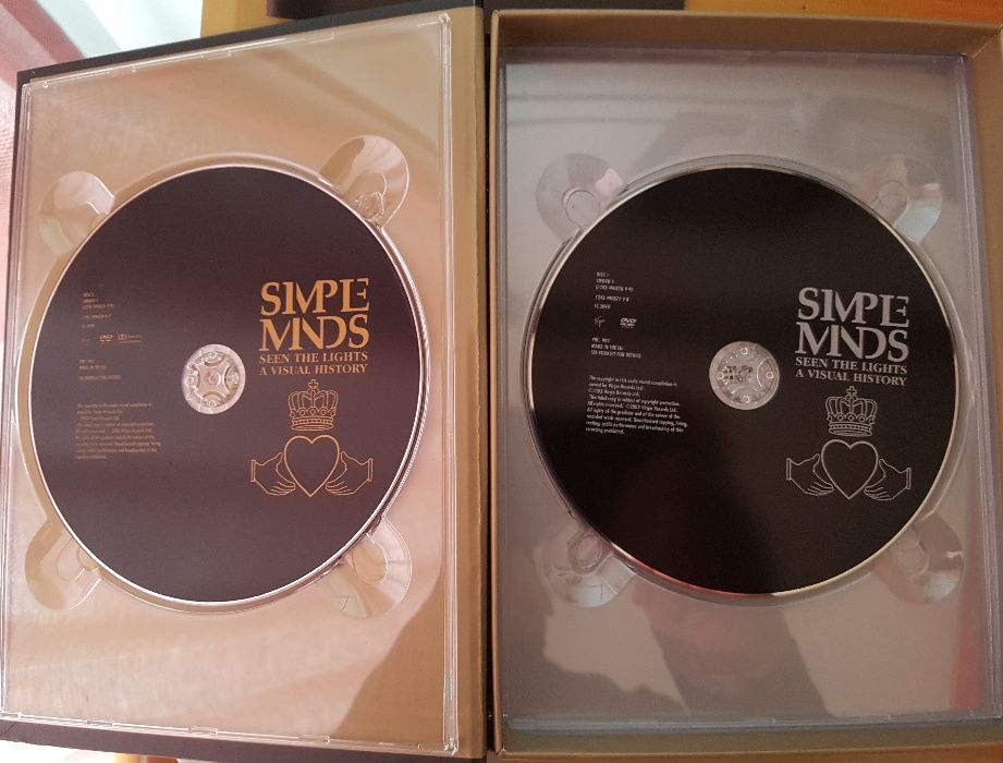 DVD Duplo Simple Minds Seen The Lights a Visual History