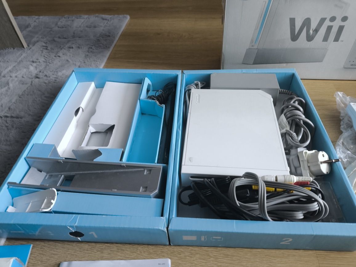 Nintendo Wii piękny zestaw gry torba
