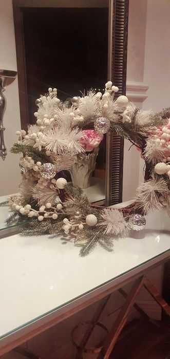 Przepiękny Duży Wieniec Home&You  45cm