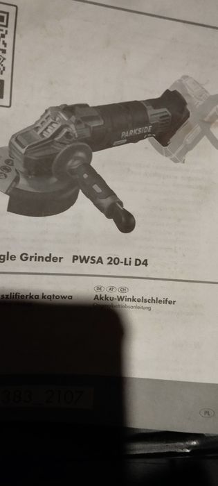 Parkside skrzynka narzędziowa szlifierka itp