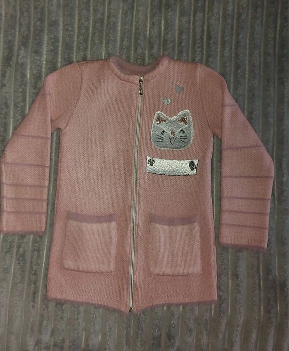 Тепла кофта-кардиган 122-128