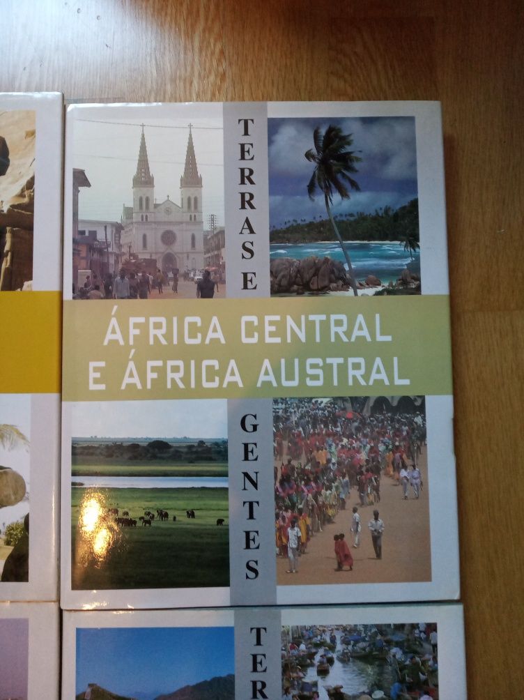 Vende-se 4 livros "Terras e Gentes" da Círculo de Leitores