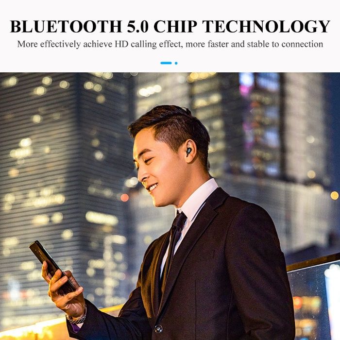 Беспроводные наушники Bluetooth МУЗЫКА гарнитура X9 на 2 телефона