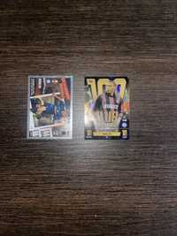 Karty limitowane Ronaldo Nazario. Karty z  serii MATCH ATTAX