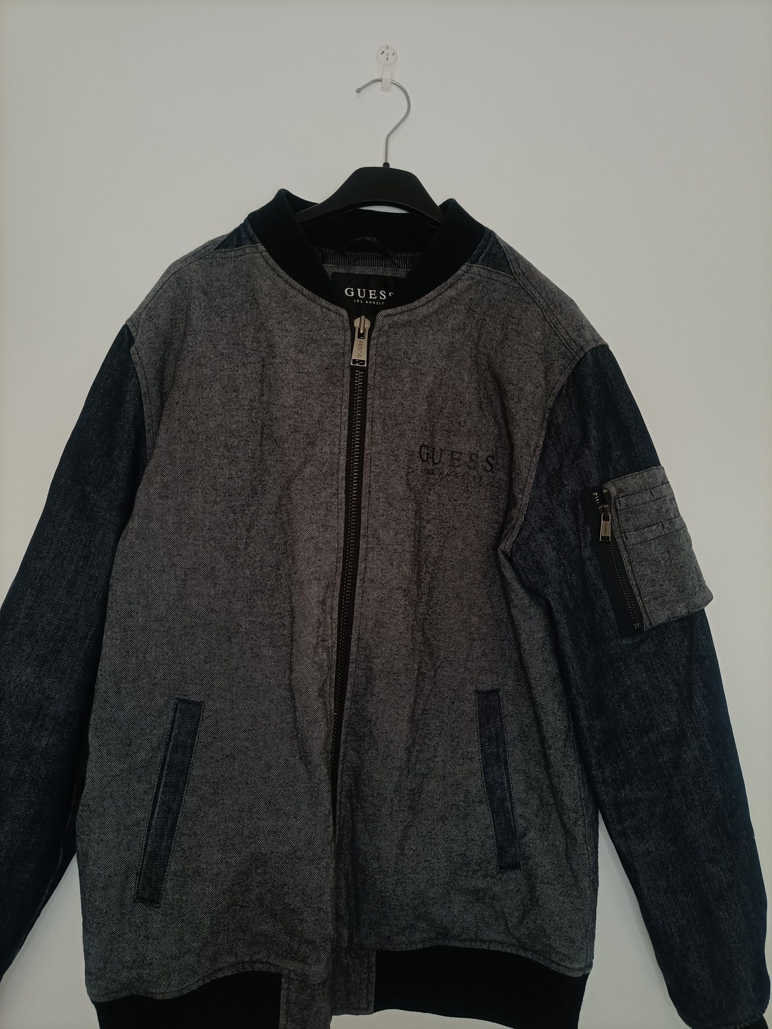 Kurtka męska Guess XL – bomberka w stylu jeansowym