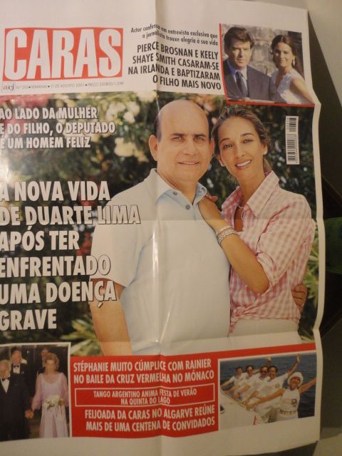 Poster Gigante Capa Revista Caras nº 313 de 11 Agosto 2001