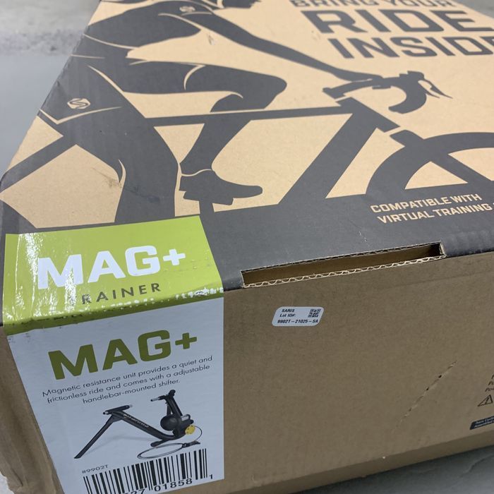 Rolo treino SARIS MAG + 2 Eixos traseiro + Sensor velocidade ZWIFT