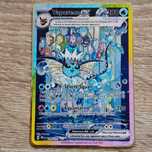 Karta Pokemon Metalowa Złota Vaporeon Ex