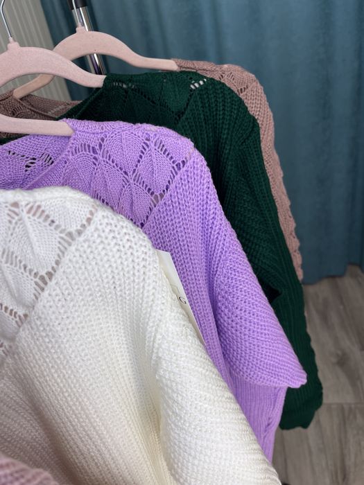 Женское вязаное платье 42-54 батал пудра,голубой Жіноча тепла сукня