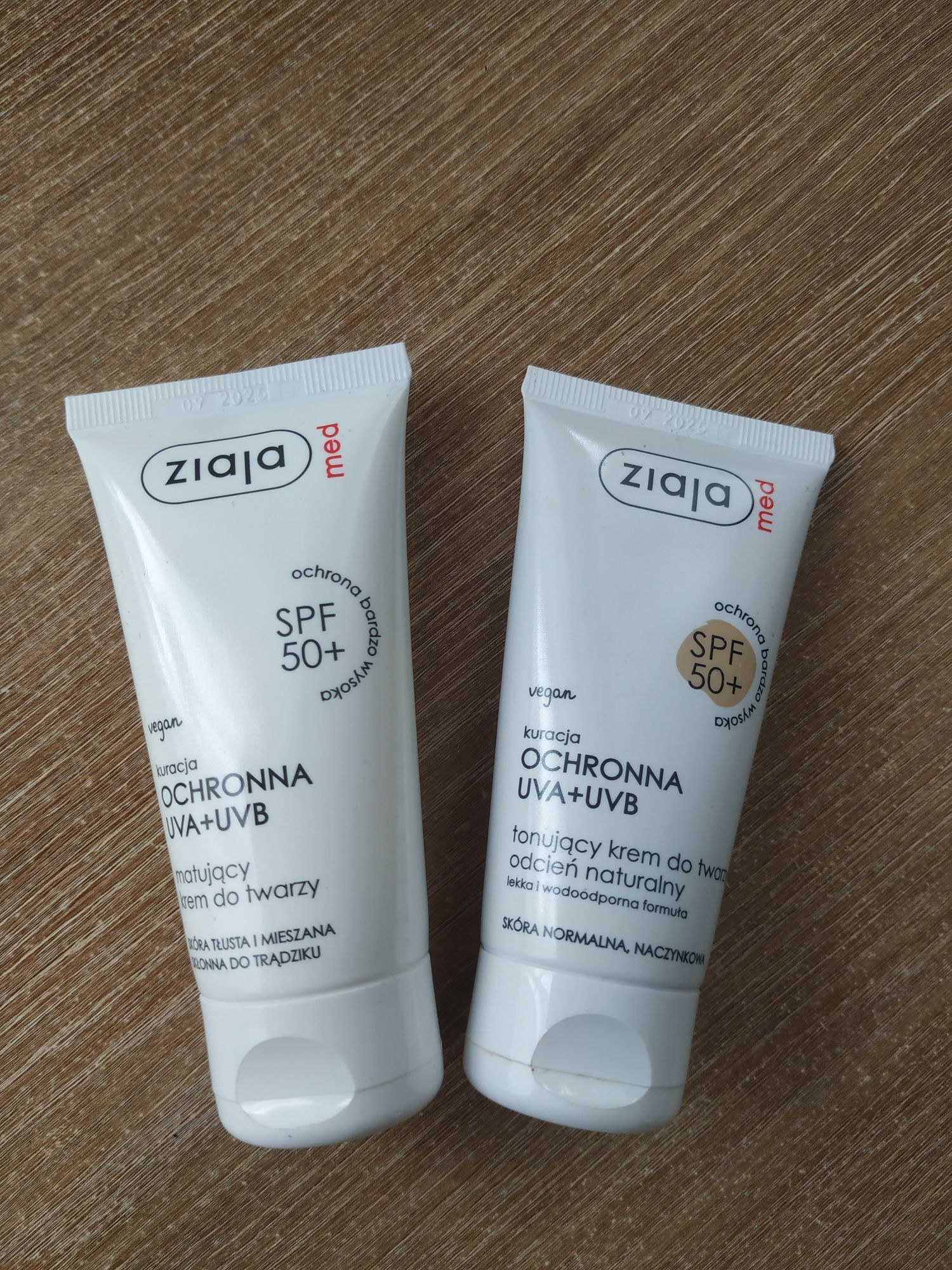 Ziaja kremy do twarzy SPF 50