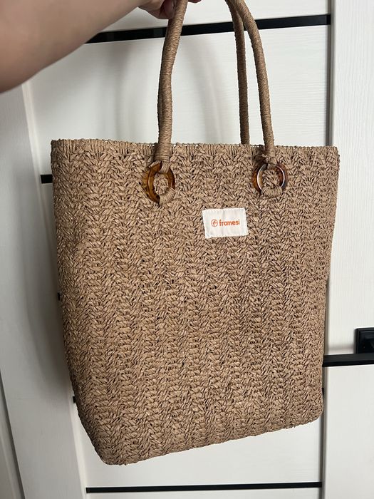 Сумка вʼязана пляжна framesi