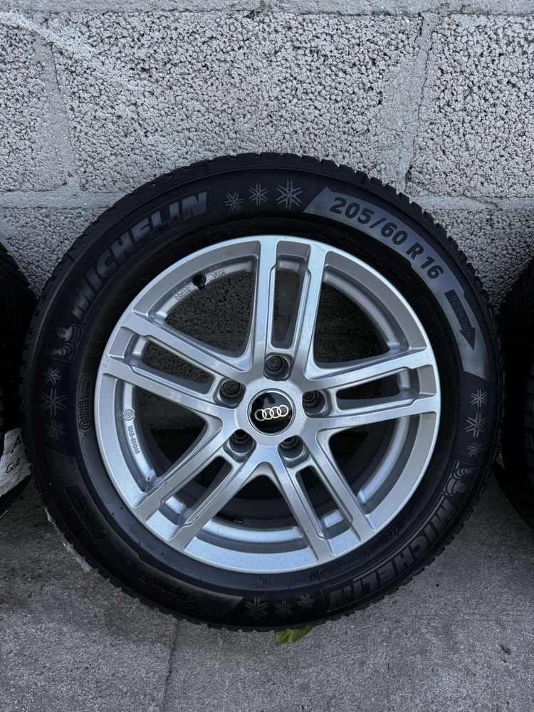 Koła Zimowe R16 5x112 VW Passat Audi Q1 Q2 Seat Koda Opony 205/60/16