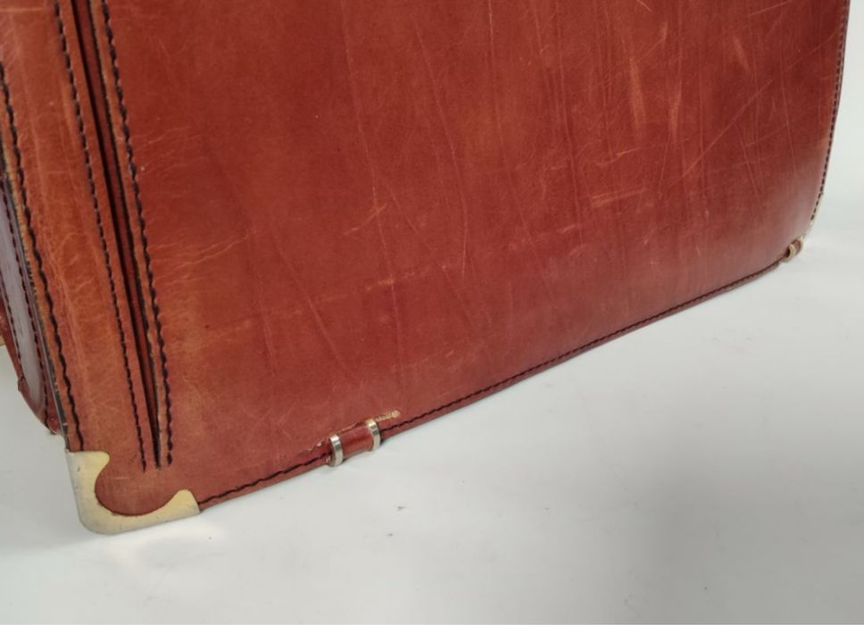 Mala em couro - mala executivo