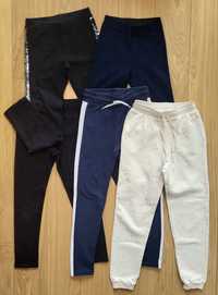 H&M legginsy jegginsy spodnie dresowe 140