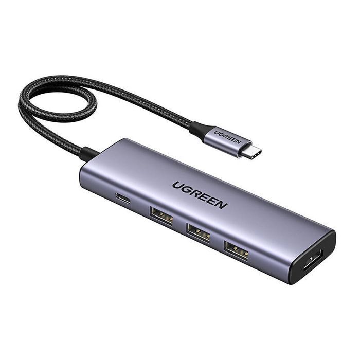 Hub / Adapter Ugreen Revodok CM511 USB-C do 3x USB, HDMI, USB-C,