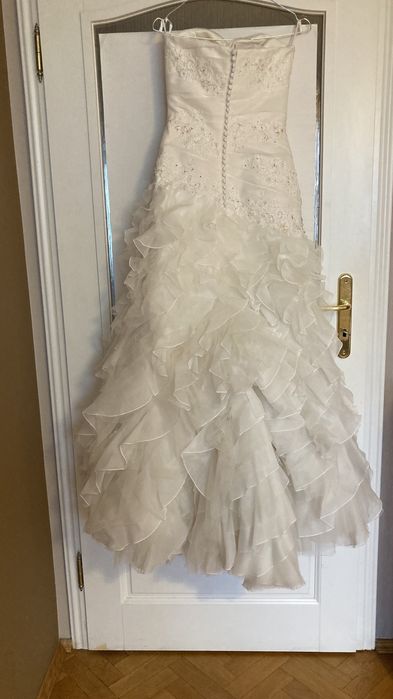 Suknię ślubną na niską osobę wys 160-165 cm