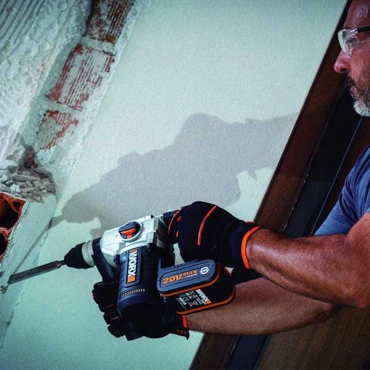 Młotowiertarka , Młot Akumulatorowy WORX WX392  20V