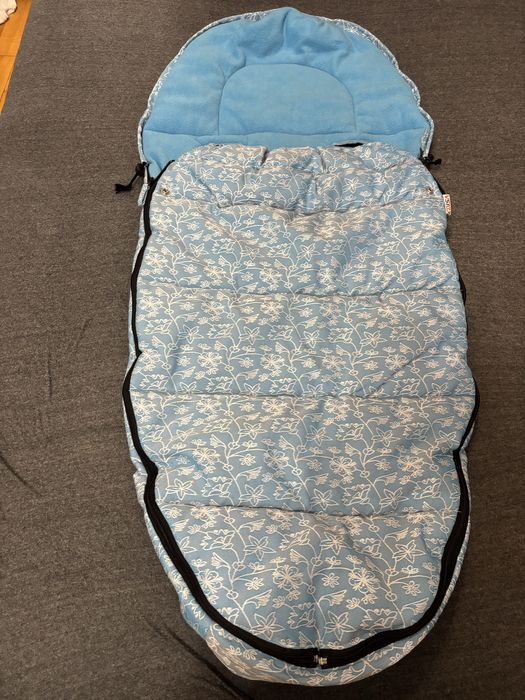 Spiworek do spacerowki. Gruby zimowy