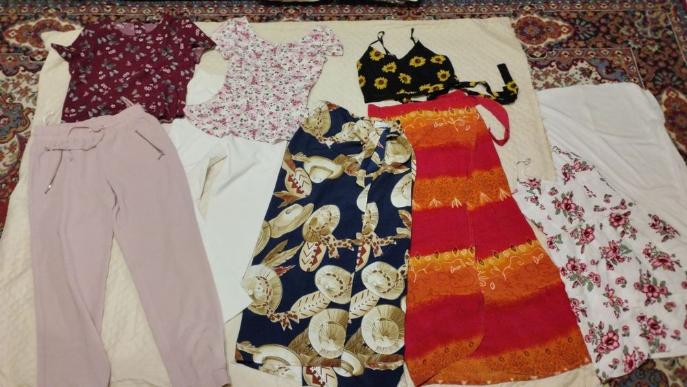 Огромный пакет одежды весна, лето, зима, осень. На девушку Размер S