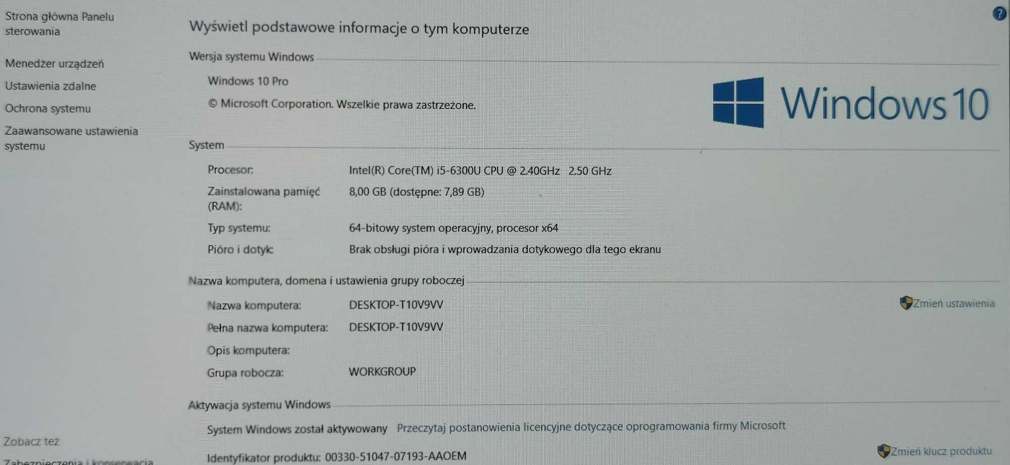 Dell Latitude 7280 i5-6300u\12"FHD \8GB RAM\256GB\W10 Pro #00