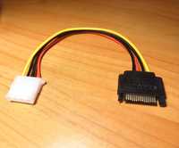 Перехідник / Переходник SATA -> Molex 4pin IDE для райзера/вентилятора