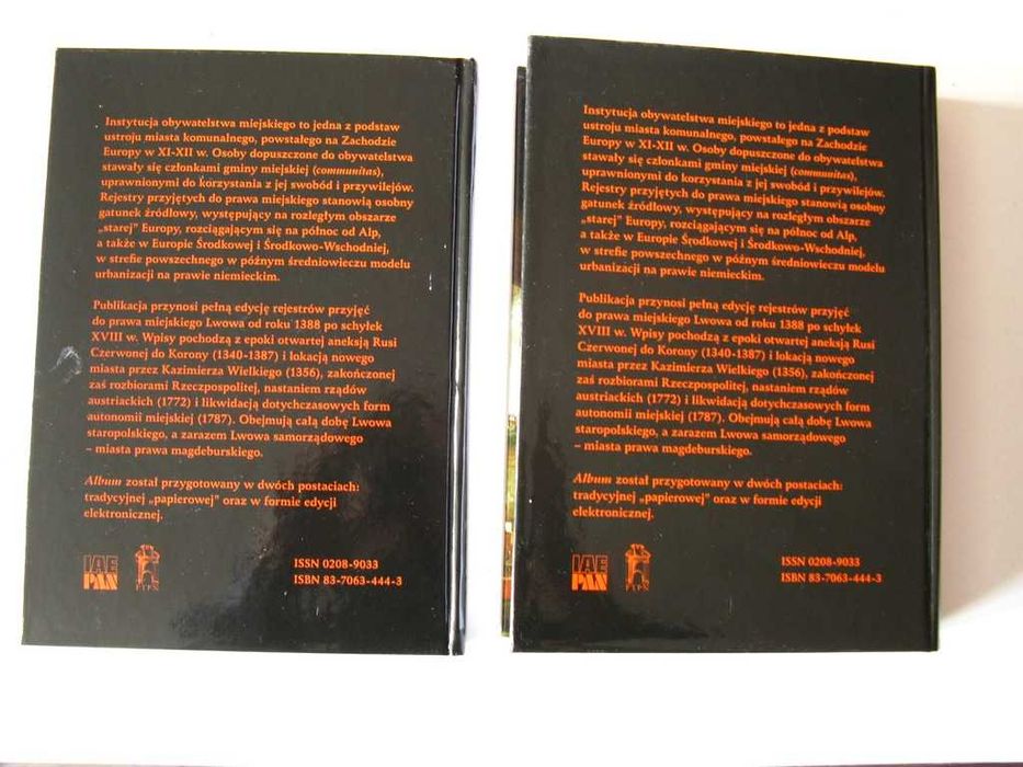 Album Civium Leopoliensium Lwów Ex Libris prof. Jerzy WYROZUMSKI