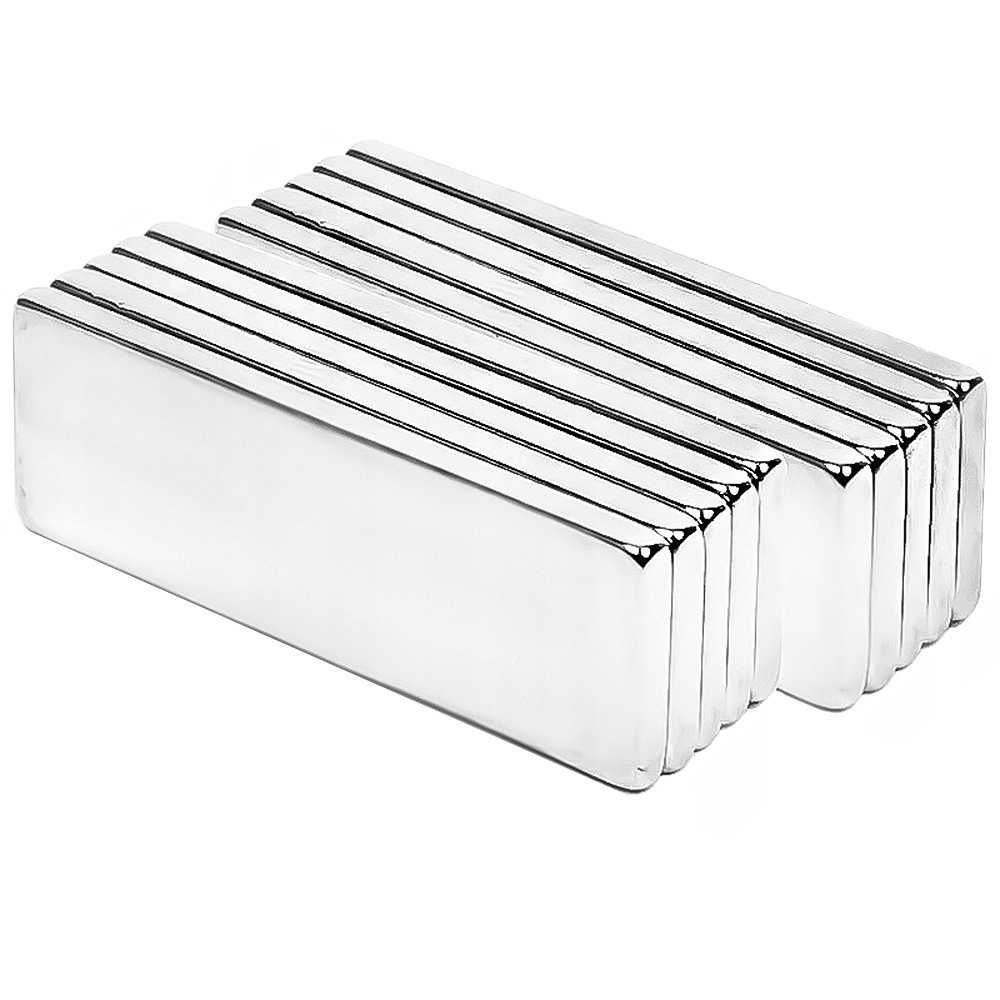 Mocny magnes neodymowy płytkowy magnesy neodymowe silny komplet 10szt