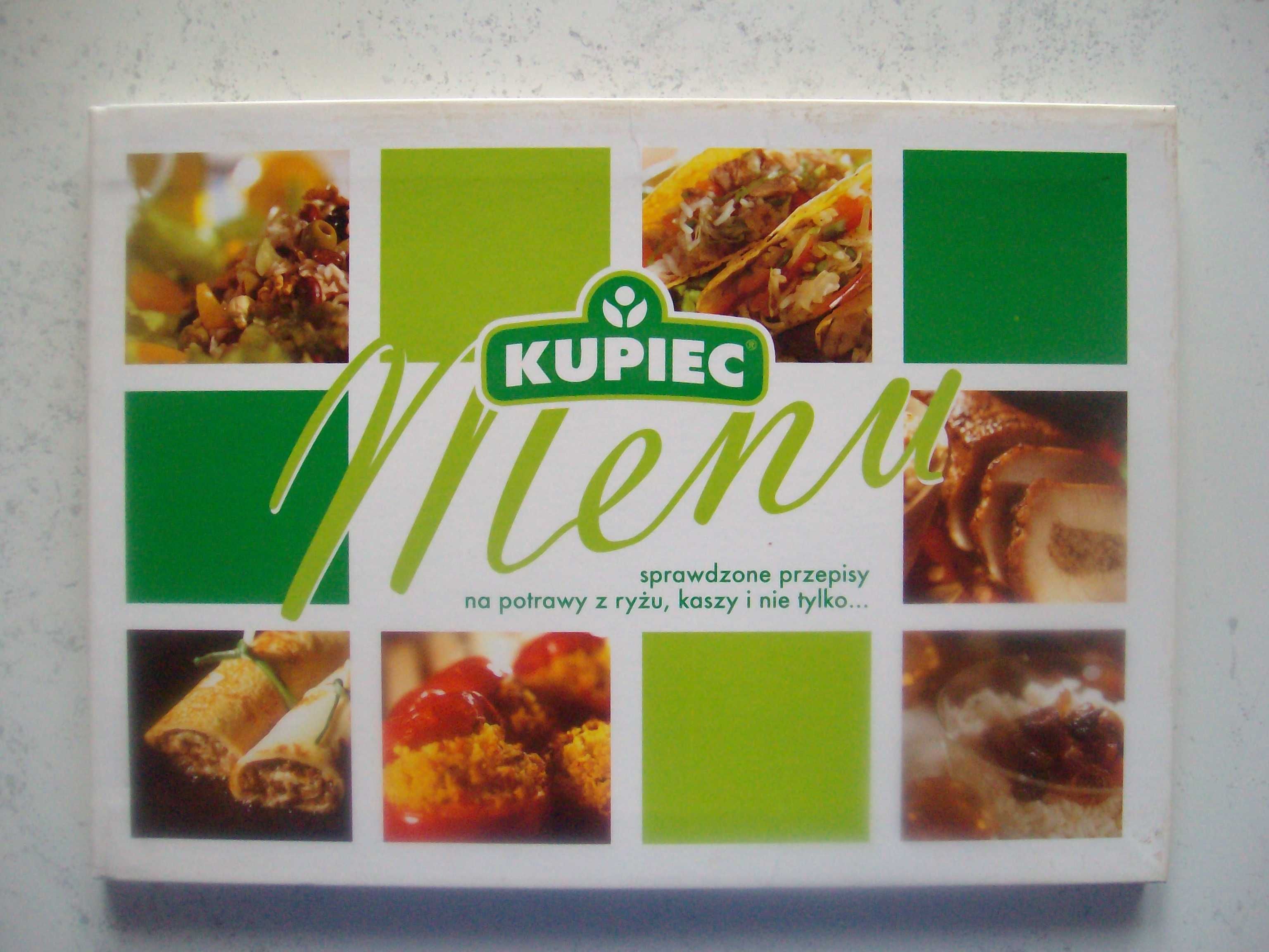 Książka kucharska Kupiec Menu przepisy na potrawy z ryżu kaszy - NOWA!