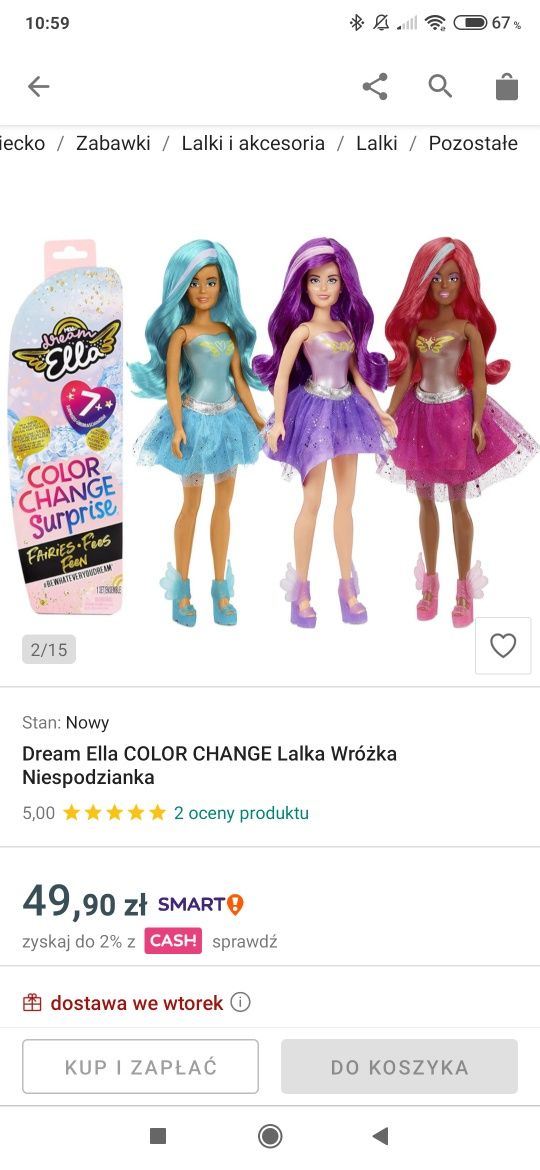 Lalka MGA Dream Ella