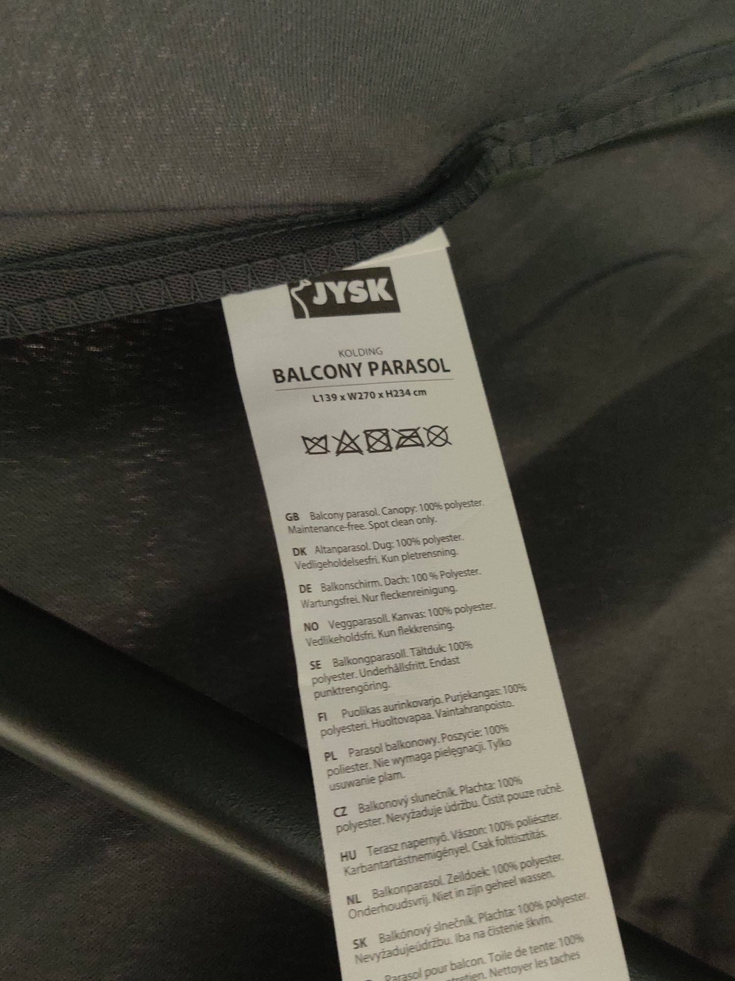Parasol na balkon Kolding Jysk