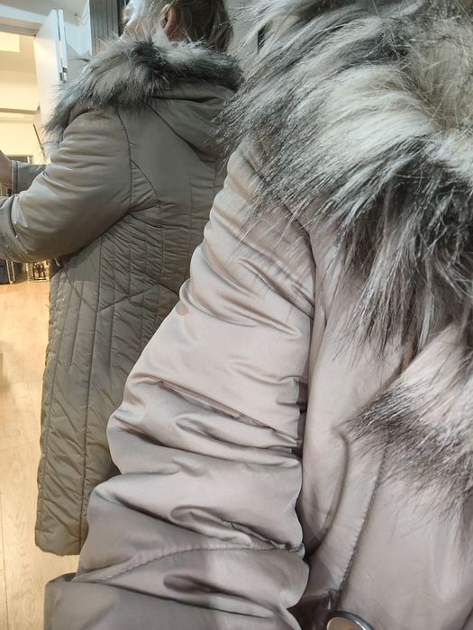 Płaszcz pikowany zimowy damski roz Xl
